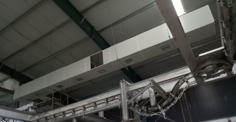 电动车厂排风降温方案 什么设备降温的同时，还能通风换气