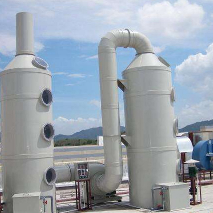  九游（NineGame）娱乐中国--喷淋塔具有多种型号，材质由PP塑料或不锈钢组成，常用于酸碱废气和臭气净化处理，是目前常见的一种高性价比的九游（NineGame）娱乐中国。